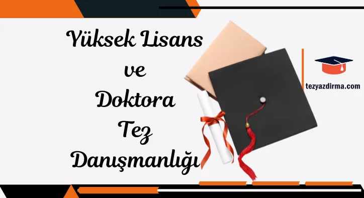 YÜKSEK LİSANS VE DOKTORA TEZ DANIŞMANLIĞI